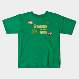 Wearing of the Grin Kids T-Shirt